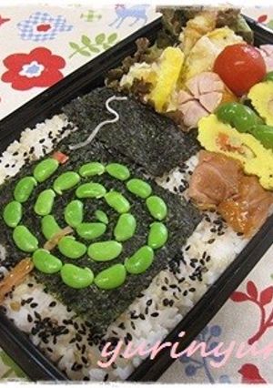 簡単ユニークキャラ弁 ☆ 蚊取り線香-レシピのメイン写真