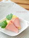 お弁当に♪わさびポテサラのハム巻き