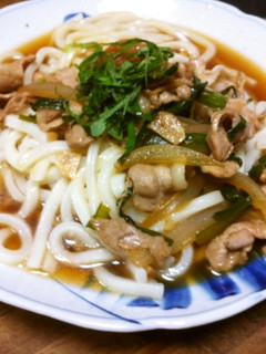 豚ショウガうどん。-レシピのメイン写真