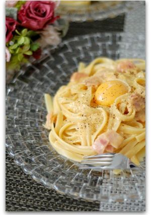 簡単カルボナーラ・コチュジャン風味-レシピのメイン写真