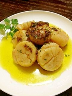 ホタテのアンチョビバター焼き-レシピのメイン写真