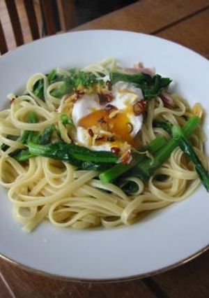 菜の花とベーコンのパスタ-レシピのメイン写真