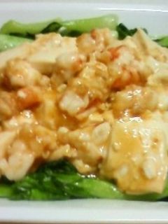 簡単!海老と豆腐の中華風炒め-レシピのメイン写真
