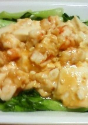 簡単！海老と豆腐の中華風炒め-レシピのメイン写真