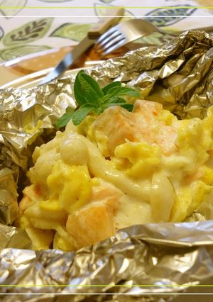 ✿*⋆サーモンのマヨegg包み⋆*✿-レシピのメイン写真