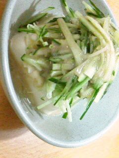きゅうりとごまだれの冷奴-レシピのメイン写真