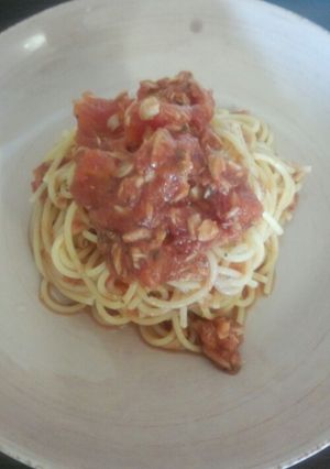 トマトとツナの冷製パスタ-レシピのメイン写真