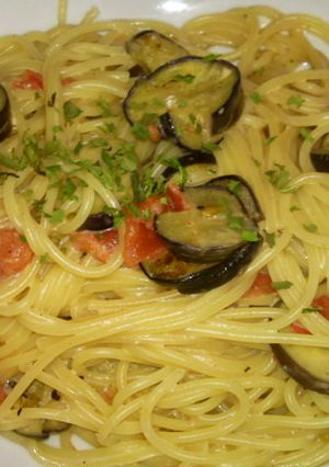 クリチでまろやか☆トマトとナスのパスタ-レシピのメイン写真