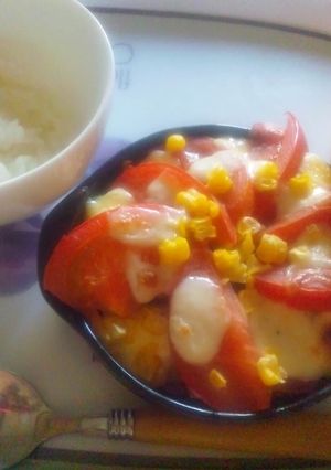 リメイク！トマトとご飯でラザニア風-レシピのメイン写真