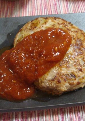 キャベツバーグのトマトソース-レシピのメイン写真