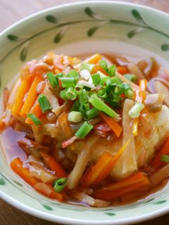 とろ~り♪あんかけ揚げだし豆腐-レシピのメイン写真