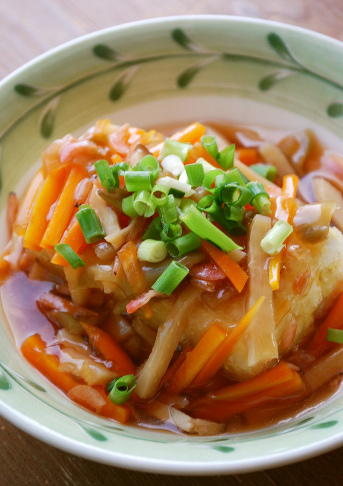 とろ～り♪あんかけ揚げだし豆腐-レシピのメイン写真
