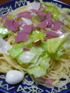 ちぎりレタスのパスタ-レシピのメイン写真