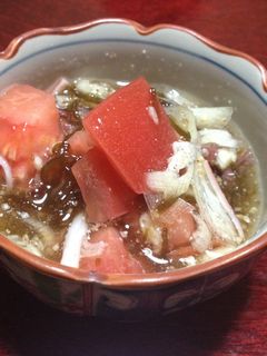 もずくトマト-レシピのメイン写真