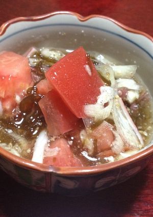 もずくトマト-レシピのメイン写真