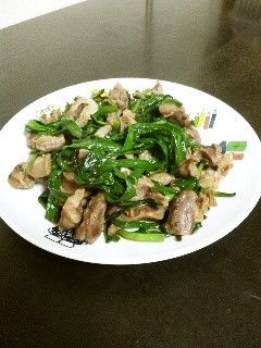 ニラと砂肝の簡単おつまみ-レシピのメイン写真