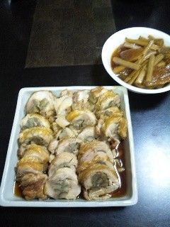 圧力鍋で簡単!〜鳥ごぼうロール〜-レシピのメイン写真