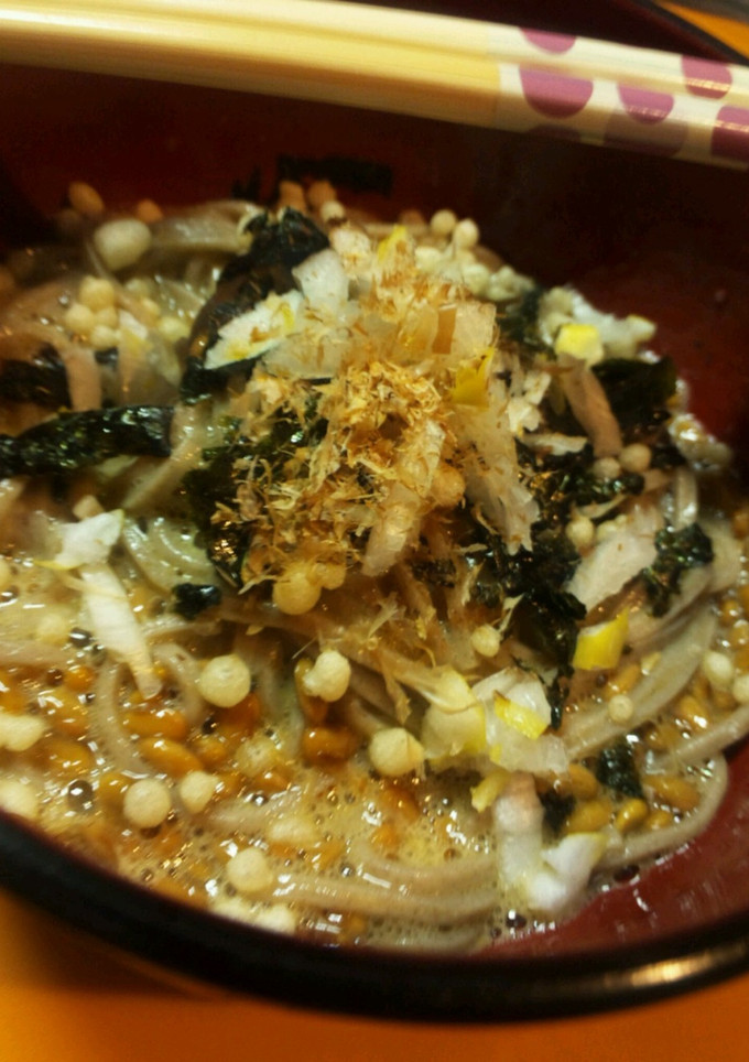 あったか納豆そば（ずぼら　面倒くさがり-レシピのメイン写真