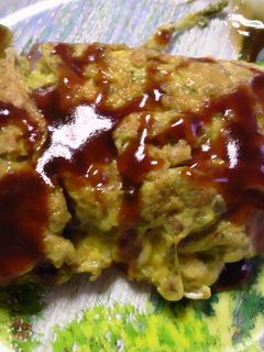 お好み焼き"風"卵焼き(*^^*)-レシピのメイン写真