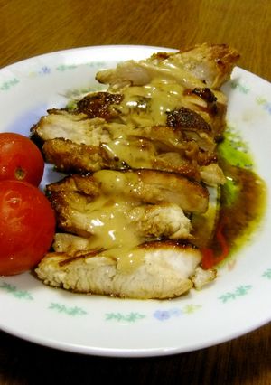 スタミナ鶏むね肉の醤油漬け焼き-レシピのメイン写真