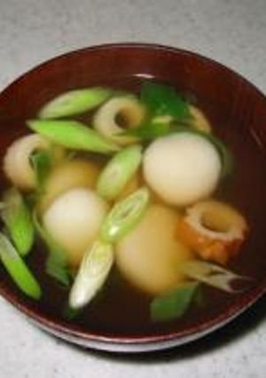 白玉団子のお吸い物-レシピのメイン写真