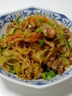 豚キムチ焼きそば-レシピのメイン写真