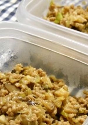 豚ひき肉の炒め　オイスターソース風味-レシピのメイン写真