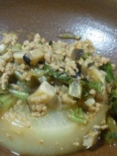 大根の豚ひき肉あんかけ-レシピのメイン写真