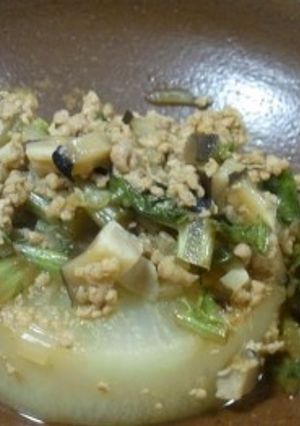 大根の豚ひき肉あんかけ-レシピのメイン写真