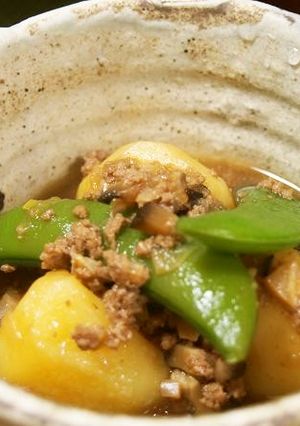 じゃがいもと玉ねぎの豚挽肉煮-レシピのメイン写真