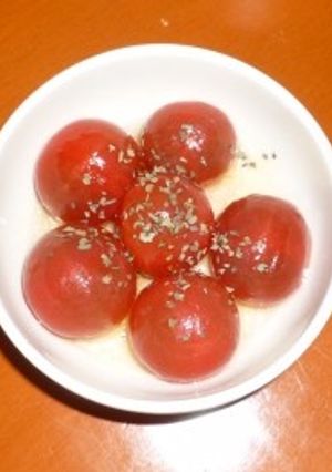 はちみつレモンのトマトマリネ-レシピのメイン写真