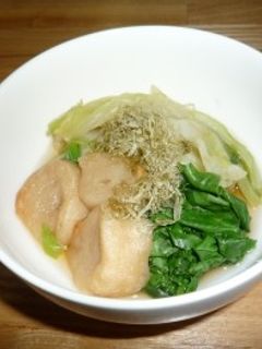 野菜とお麩の簡単煮物-レシピのメイン写真