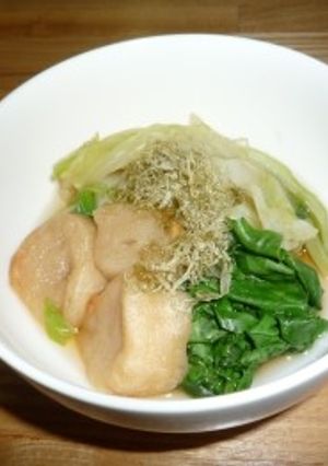 野菜とお麩の簡単煮物-レシピのメイン写真
