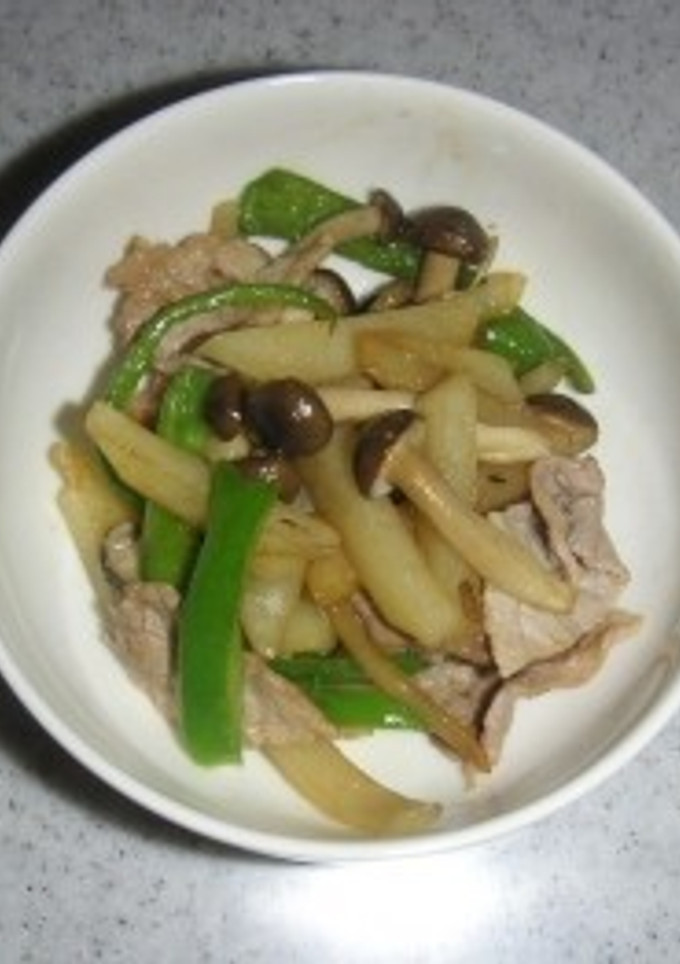 じゃがいもと豚肉の炒めもの-レシピのメイン写真