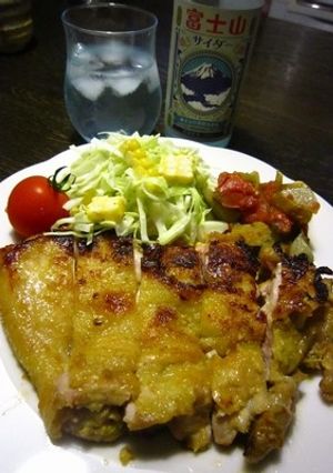 鶏もも肉の塩麹カレー焼き♪-レシピのメイン写真