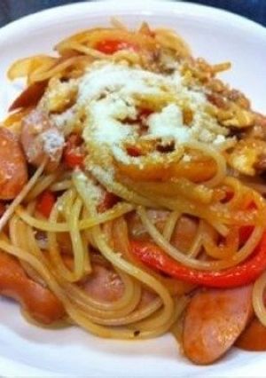 具だくさんナポリタン-レシピのメイン写真