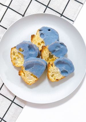 青いチョコラスク-レシピのメイン写真