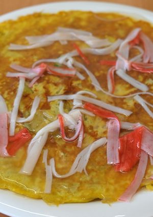 夏野菜入りカニ玉風あんかけ　JAいるま野-レシピのメイン写真