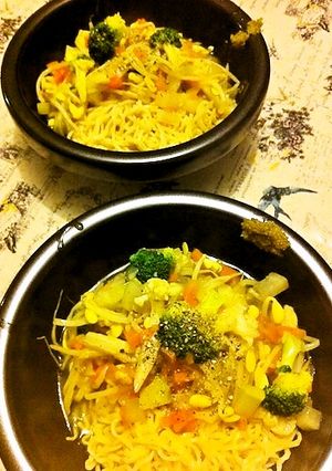 野菜たっぷり！和風！塩マーボ麺-レシピのメイン写真