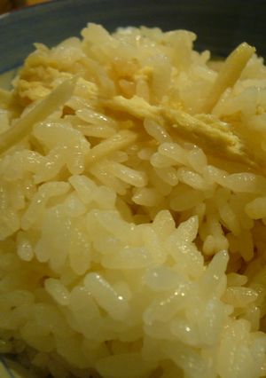 新生姜で☆しょうがご飯(炊飯器で炊く)-レシピのメイン写真