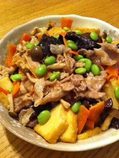 厚揚げと豚肉のサッパリ炒め-レシピのメイン写真