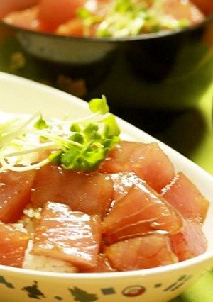 柚子こしょう風味漬け鮪やまかけ丼-レシピのメイン写真