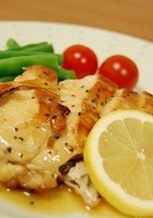 鶏胸肉のレモンバターソース-レシピのメイン写真