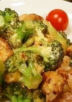 鶏とブロッコリーの味噌マヨ炒め-レシピのメイン写真