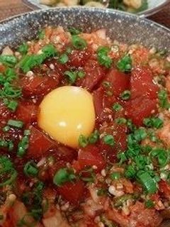 マグロユッケ&キムチ丼-レシピのメイン写真