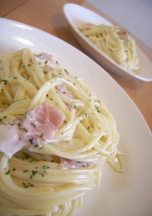 絶賛☆濃厚チーズクリームパスタ♪-レシピのメイン写真