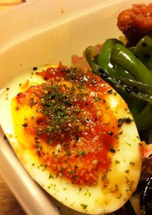 簡単☆粉チーズでピザ風ゆで卵-レシピのメイン写真