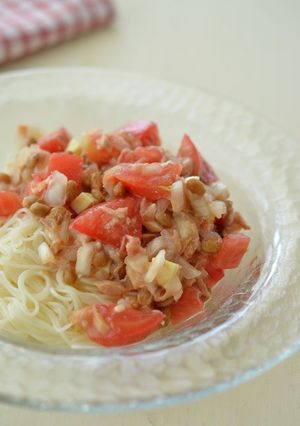 塩麹でツナっとう素麺-レシピのメイン写真