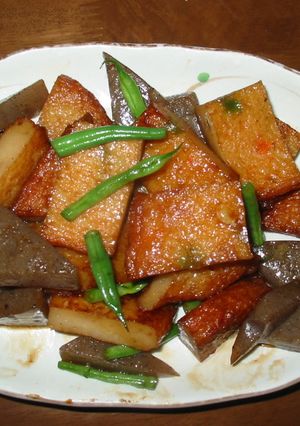 はんぺんとコンニャクの炒め煮-レシピのメイン写真