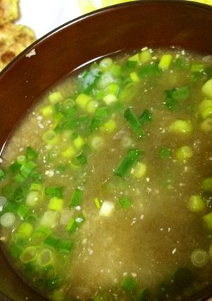 ひとり分のお味噌汁-レシピのメイン写真